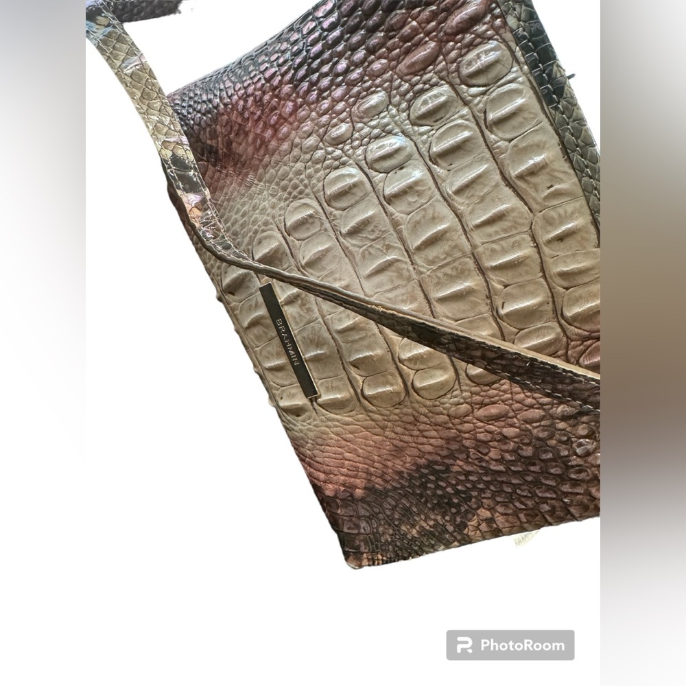 Brahmin brown tote bag